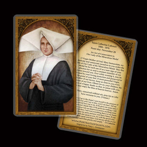 St. Catherine Laboure Holy Card