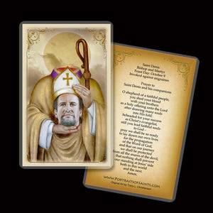 St. Denis Holy Card