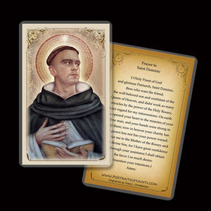 St. Dominic Holy Card