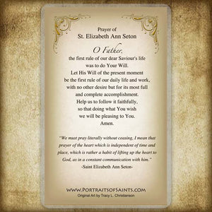 St. Elizabeth Ann Seton Holy Card