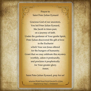 St. Peter Julian Eymard Holy Card