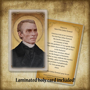St. Peter Julian Eymard Plaque & Holy Card Gift Set