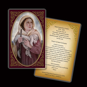 St. Germaine Cousin Holy Card