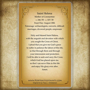 St. Helen Holy Card