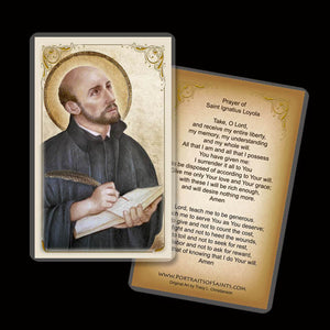 St. Ignatius of Loyola Holy Card