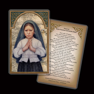 St. Jacinta Marto Holy Card