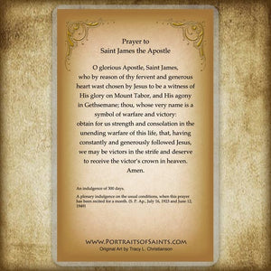 St. James the Greater Holy Card