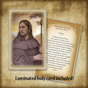 St. James the Less Plaque & Holy Card Gift Set