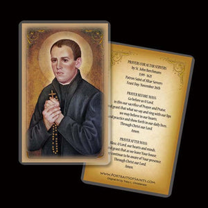 St. John Berchmans Holy Card