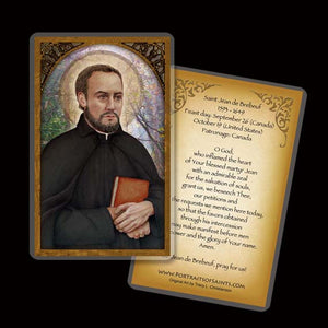 St. Jean de Brebeuf Holy Card