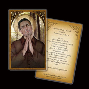 St. Jean de Lalande Holy Card