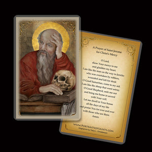 St. Jerome Holy Card