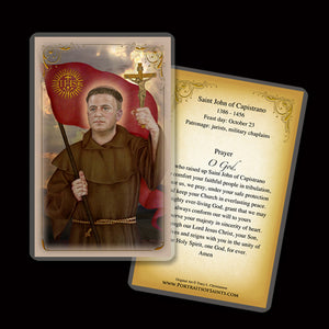 St. John of Capistrano Holy Card