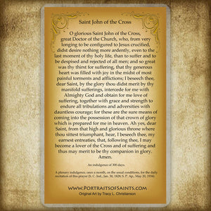 St. John of the Cross Holy Card