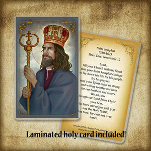 St. Josaphat Plaque & Holy Card Gift Set