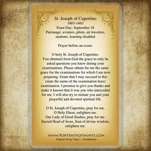 St. Joseph of Cupertino Holy Card