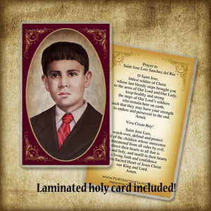 St. José Luis Sánchez del Río Plaque & Holy Card Gift Set
