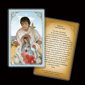 St. Juan Diego Holy Card