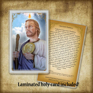 St. Jude Plaque & Holy Card Gift Set