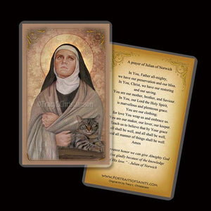 St. Julian of Norwich Holy Card