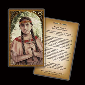 St. Kateri Tekakwitha Holy Card