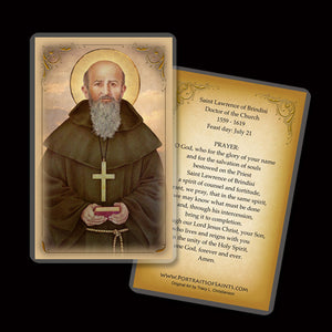 St. Lawrence of Brindisi Holy Card