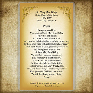 St. Mary MacKillop Holy Card