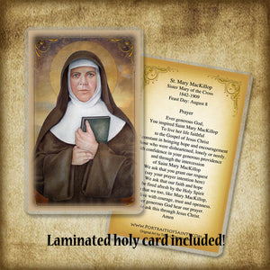 St. Mary MacKillop Plaque & Holy Card Gift Set