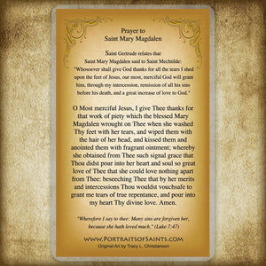 St. Mary Magdalene (B) Holy Card
