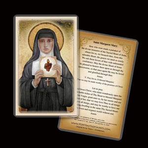 St. Margaret Mary Alacoque Holy Card