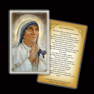 St. Mother Teresa of Calcutta (B) Holy Card