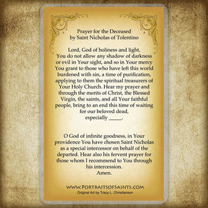 St. Nicholas of Tolentino Holy Card