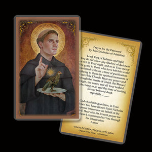St. Nicholas of Tolentino Holy Card