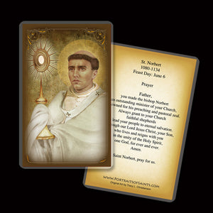 St. Norbert Holy Card