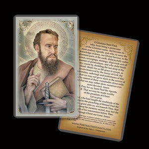 St. Paul the Apostle Holy Card