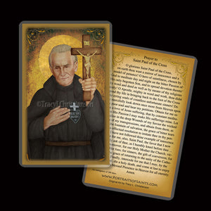 St. Paul of the Cross Holy Card