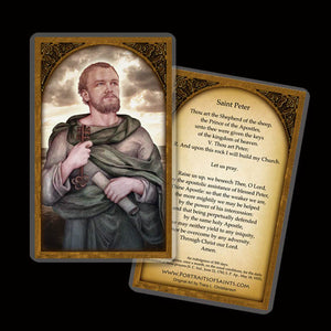 St. Peter the Apostle Holy Card