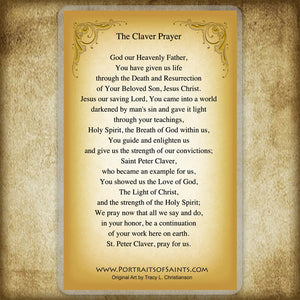 St. Peter Claver Holy Card