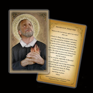 St. Philip Neri Holy Card