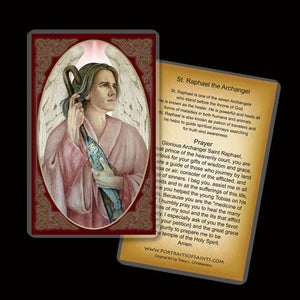 St. Raphael the Archangel Holy Card