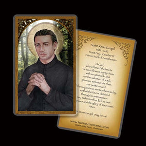 St. Rene Goupil Holy Card