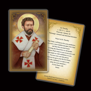 St. Timothy Holy Card