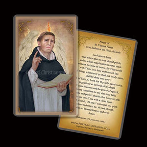 St. Vincent Ferrer Holy Card