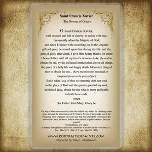 St. Francis Xavier Holy Card