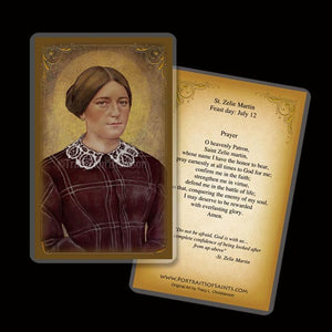 St. Zelie Martin Holy Card