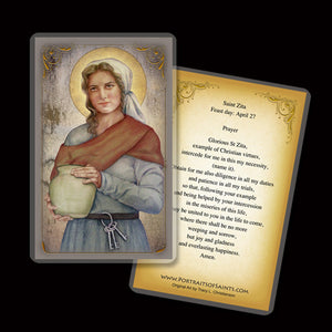 St. Zita of Lucca Holy Card