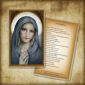 The Virgin Holy Card
