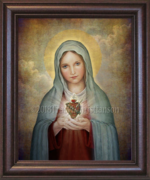 Immaculate Heart of Mary (A) Framed