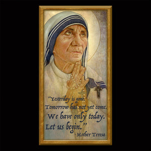 St. Mother Teresa of Calcutta Inspirational Plaque