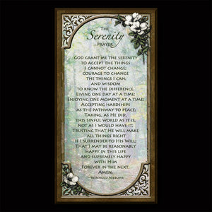 The Serenity Prayer Inspirational Plaque
